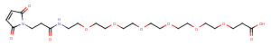 Mal-amido-PEG6-acid Chemical Structure