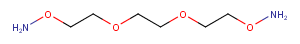 Bis-aminooxy-PEG2 Chemical Structure