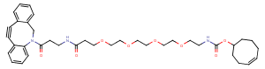 TCO-PEG4-DBCO Chemical Structure