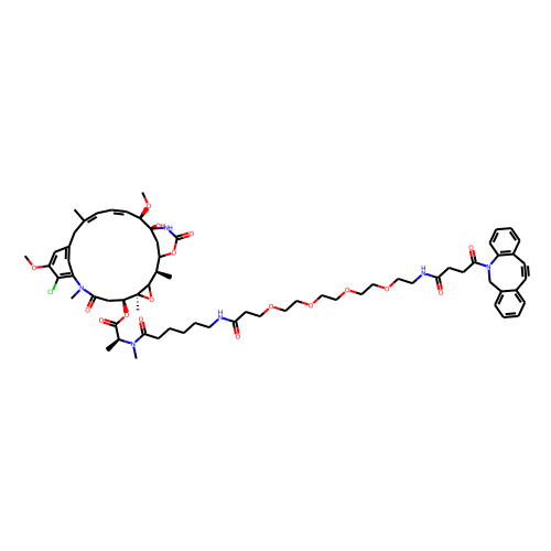 DBCO-PEG4-Ahx-DM1 Chemical Structure