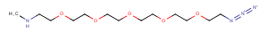 2055046-24-5 Methylamino-PEG5-azide Chemical Structure