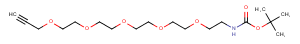 Boc-NH-PEG5-propargyl Chemical Structure