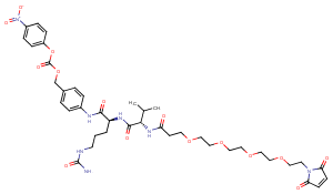 2112738-09-5 Mal-PEG4-Val-Cit-PAB-PNP Chemical Structure