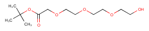 Hydroxy-PEG3-CH2-Boc Chemical Structure
