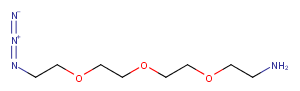 134179-38-7 Amino-PEG3-C2-Azido Chemical Structure