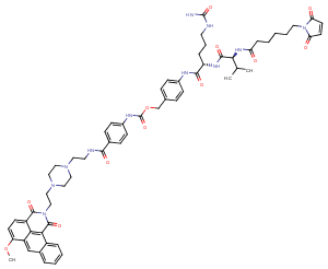 Mal-VC-PAB-ABAEP-Azonafide Chemical Structure