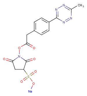 1821017-46-2 Methyltetrazine-Sulfo-NHS ester sodium Chemical Structure