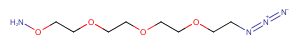 Aminooxy-PEG3-azide Chemical Structure