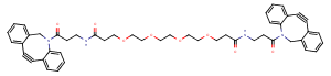 DBCO-PEG4-DBCO Chemical Structure