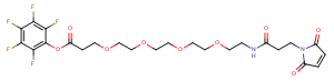 1347750-84-8 Mal-NH-PEG4-CH2CH2COOPFP ester Chemical Structure