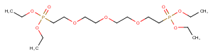 PEG3-bis-(ethyl phosphonate) Chemical Structure