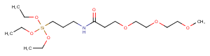 m-PEG3-amido-C3-triethoxysilane Chemical Structure