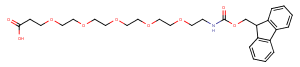 Fmoc-amino-PEG5-acid Chemical Structure