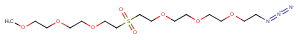 1895922-76-5 m-PEG3-Sulfone-PEG3-azide Chemical Structure