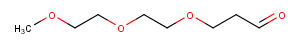 m-PEG3-aldehyde Chemical Structure