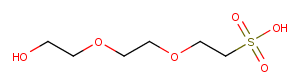 Hydroxy-PEG2-C2-sulfonic acid Chemical Structure