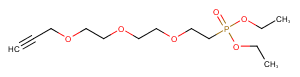 Propargyl-PEG3-phosphonic acid diethyl ester Chemical Structure