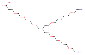 2183440-35-7 N-(PEG3-acid)-N-bis(PEG3-amine) Chemical Structure