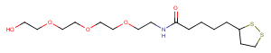 Lipoamido-PEG3-OH Chemical Structure