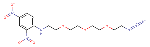 DNP-PEG3-azide Chemical Structure