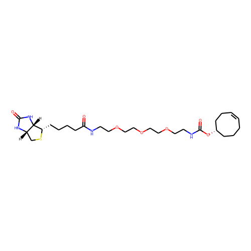 TCO-PEG3-Biotin Chemical Structure
