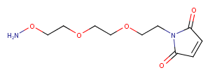 1146245-73-9 Mal-PEG2-oxyamine Chemical Structure