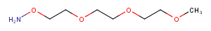 m-PEG3-Aminooxy Chemical Structure