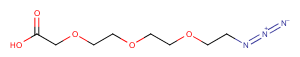 N3-PEG3-CH2COOH Chemical Structure