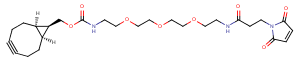 2141976-33-0 endo-BCN-PEG3-mal Chemical Structure