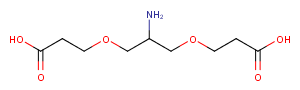 2-Amino-1,3-bis(carboxylethoxy)propane Chemical Structure