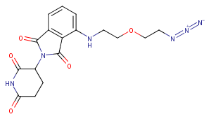 2271036-44-1 Pomalidomide-PEG1-C2-N3 Chemical Structure