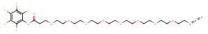 Azido-PEG8-PFP ester Chemical Structure