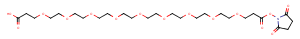 1895916-27-4 Acid-PEG9-NHS ester Chemical Structure
