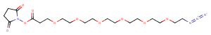 2055014-64-5 Azido-PEG6-NHS ester Chemical Structure