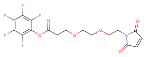 1807512-47-5 Mal-PEG2-PFP ester Chemical Structure