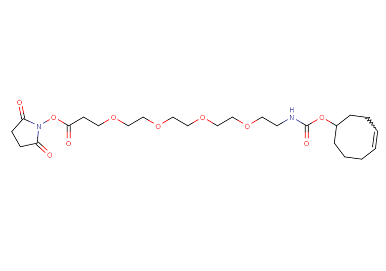 TCO-PEG4-NHS ester Chemical Structure