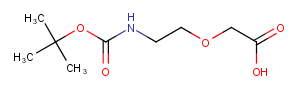 142929-49-5 Boc-NH-PEG1-CH2COOH Chemical Structure