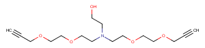 2100306-77-0 Hydroxy-Amino-bis(PEG2-propargyl) Chemical Structure