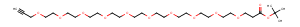 2055022-22-3 Propargyl-PEG10-Boc Chemical Structure