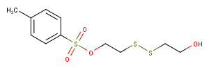 1807530-16-0 2-Hydroxyethyl disulfide mono-tosylate Chemical Structure