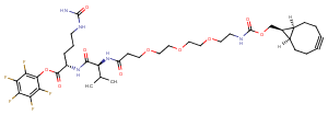 2353409-45-5 BCN-PEG3-VC-PFP ester Chemical Structure