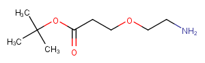 1260092-46-3 NH2-PEG1-CH2CH2-Boc Chemical Structure