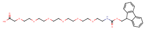 Fmoc-NH-PEG6-CH2COOH Chemical Structure