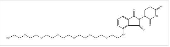 Pomalidomide-NH-PEG6-OH CAS2641838-98-2