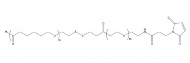 PCL-SS-PEG-Maleimide，聚己內(nèi)酯-雙硫鍵-聚乙二醇-馬來酰亞胺，PCL-SS-PEG-MAL