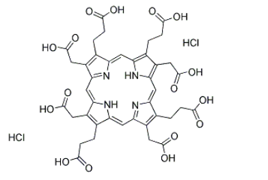 卟啉 III 二鹽酸鹽，cas:150957-29-2