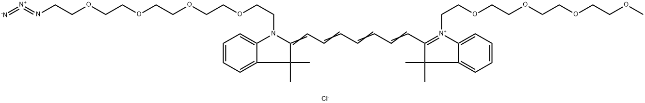 CAS:2107273-40-3 N-(m-PEG4)-N'-(azide-PEG4)-Cy7