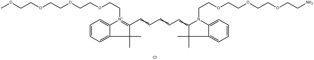 CAS:2107272-96-6 N-(m-PEG4)-N'-(amino-PEG3)-Cy5