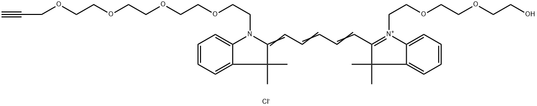 CAS:2107273-06-1 N-PEG3-N'-(propargyl-PEG4)-Cy5
